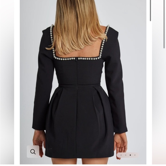 Odd muse London black mini pearl dress - Picture 5 of 17